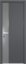 Interiérové dveře bezfalcové - 100SMK - Barva: Gray Matt, Sklo: Lacobel Silver Lacquer, Hrana Dveří: Matná ze čtyř stran