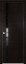 Interiérové dveře bezfalcové - 6Z - Barva: Capiccino Crosscut, Sklo: Lacobel Black Lacquer, Hrana Dveří: Matný Hliník
