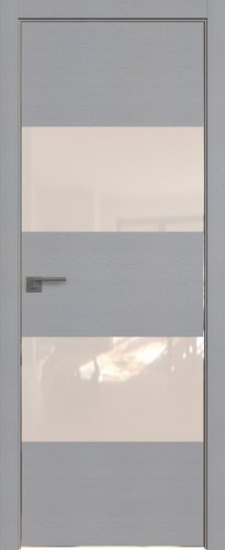 Interiérové dveře bezfalcové - 10STK - Barva: Pine Manhattan Grey, Sklo: Lacobel Black Lacquer, Hrana Dveří: Matná ze čtyř stran