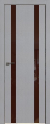 Interiérové dveře bezfalcové - 9STK - Barva: Pine Manhattan Grey, Sklo: Lacobel Brown Lacquer, Hrana Dveří: Matná ze čtyř stran