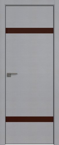 Interiérové dveře bezfalcové - 3STK - Barva: Pine Manhattan Grey, Sklo: Lacobel Brown Lacquer, Hrana Dveří: Black Edition ze čtyř stran