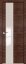 Interiérové dveře bezfalcové - 5Z - Barva: Malaga Cherry Crosscut, Sklo: Lacobel Mother-of-Pearl Lacquer, Hrana Dveří: BLACK EDITION