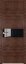 Interiérové dveře bezfalcové - 4Z - Barva: Malaga Cherry Crosscut, Sklo: Lacobel Black Lacquer, Hrana Dveří: Matný Hliník