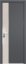 Interiérové dveře bezfalcové - 100SMK - Barva: Gray Matt, Sklo: Lacobel Mother-of-Pearl Lacquer, Hrana Dveří: Matná ze čtyř stran