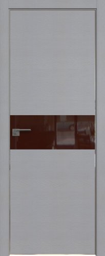Interiérové dveře bezfalcové - 4STK - Barva: Pine Red Glossy, Sklo: Zrcadlo, Hrana Dveří: Black Edition ze čtyř stran