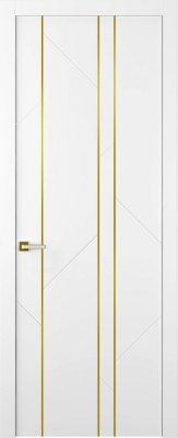 FLEX1 WHITE Gold molding