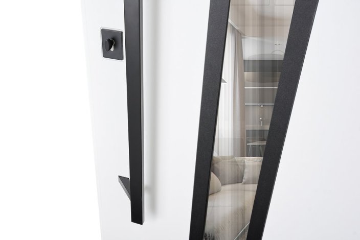 Bezpečnostní dveře venkovní  LP5 Lampre se svetlikem