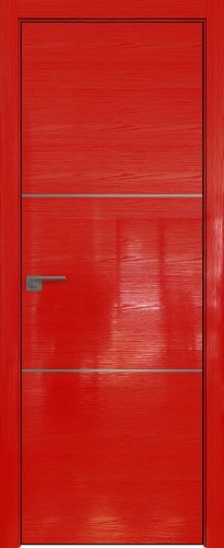 Interiérové dveře bezfalcové - 2STK - Barva: Pine Red Glossy, Hrana Dveří: Black Edition ze čtyř stran