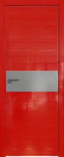 Interiérové dveře bezfalcové - 4STK - Barva: Pine Red Glossy, Sklo: Lacobel Brown Lacquer, Hrana Dveří: Black Edition ze čtyř stran