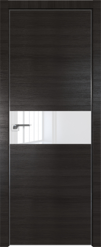 Interiérové dveře bezfalcové - 4Z - Barva: Wenge Crosscut, Sklo: Lacobel Mother-of-Pearl Lacquer, Hrana Dveří: BLACK EDITION