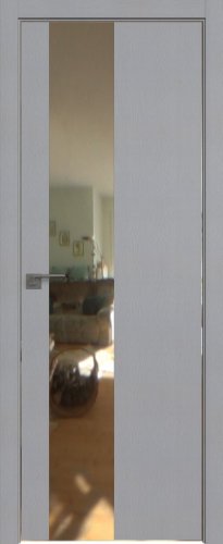 Interiérové dveře bezfalcové - 5STK - Barva: Pine Manhattan Grey, Sklo: Lacobel Mother-of-Pearl Lacquer, Hrana Dveří: Black Edition ze čtyř stran