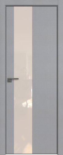 Interiérové dveře bezfalcové - 5STK - Barva: Pine Manhattan Grey, Sklo: Lacobel Mother-of-Pearl Lacquer, Hrana Dveří: Black Edition ze čtyř stran