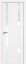 Interiérové dveře bezfalcové - 109SMA - Barva: White Matt, Sklo: Lacobel White Lacquer, Hrana Dveří: Matná ze čtyř stran
