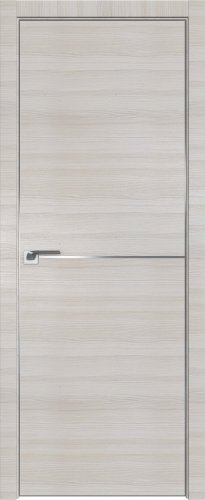 Interiérové dveře bezfalcové - 12Z - Barva: White Ash Crosscut, Hrana Dveří: Matný Hliník