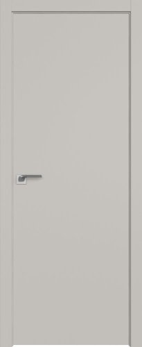 Interiérové dveře bezfalcové - 1SMA - Barva: Pebble Matt, Hrana Dveří: ABS černý mat ze čtyř stran