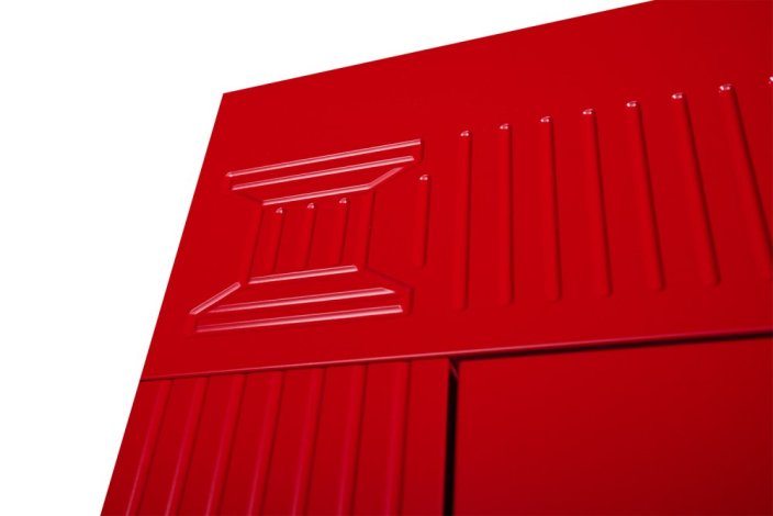Bezpečnostní dveře venkovní Zariela Glass Red 1200 COTTAGE