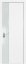 Interiérové dveře bezfalcové - 100SMK - Barva: White Matt, Sklo: Lacobel White Lacquer, Hrana Dveří: Matná ze čtyř stran