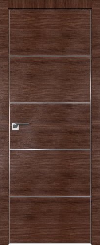 Interiérové dveře bezfalcové - 7Z - Barva: Malaga Cherry Crosscut, Hrana Dveří: Matný Hliník