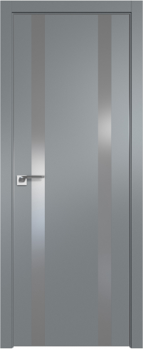 Interiérové dveře bezfalcové - 109SMA - Barva: Cocoa Matt, Sklo: Lacobel White Lacquer, Hrana Dveří: Matná ze čtyř stran
