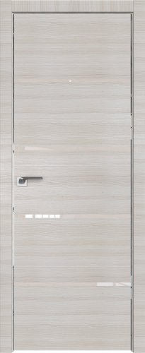 Interiérové dveře bezfalcové - 20Z - Barva: White Ash Crosscut, Sklo: Zrcadlo, Hrana Dveří: Matný Hliník