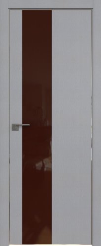 Interiérové dveře bezfalcové - 5STK - Barva: Pine Red Glossy, Sklo: Lacobel Mother-of-Pearl Lacquer, Hrana Dveří: Black Edition ze čtyř stran