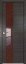 Interiérové dveře bezfalcové - 5Z - Barva: Gray Crosscut, Sklo: Lacobel Brown Lacquer, Hrana Dveří: BLACK EDITION