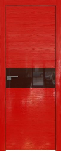 Interiérové dveře bezfalcové - 4STK - Barva: Pine Red Glossy, Sklo: Lacobel Brown Lacquer, Hrana Dveří: Black Edition ze čtyř stran