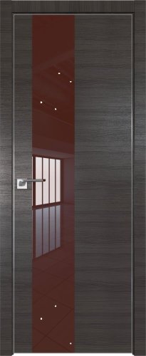 Interiérové dveře bezfalcové - 5Z - Barva: Capiccino Crosscut, Sklo: Lacquer Classic, Hrana Dveří: BLACK EDITION