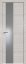 Interiérové dveře bezfalcové - 5Z - Barva: Gray Crosscut, Sklo: Lacobel Silver Lacquer, Hrana Dveří: Matný Hliník
