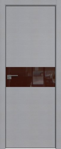 Interiérové dveře bezfalcové - 4STK - Barva: Pine Manhattan Grey, Sklo: Lacobel Brown Lacquer, Hrana Dveří: Black Edition ze čtyř stran