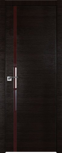 Interiérové dveře bezfalcové - 22Z - Barva: Gray Crosscut, Sklo: Lacobel Black Lacquer, Hrana Dveří: Matný Hliník