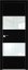 Interiérové dveře bezfalcové - 10SMK - Barva: Black Mat, Sklo: Lacobel White Lacquer, Hrana Dveří: Matná ze čtyř stran