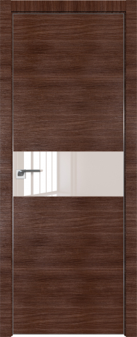 Interiérové dveře bezfalcové - 4Z - Barva: Gray Crosscut, Sklo: Zrcadlo, Hrana Dveří: Matný Hliník
