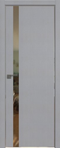 Interiérové dveře bezfalcové - 6STK - Barva: Pine Manhattan Grey, Sklo: Zrcadlo, Hrana Dveří: Matná ze čtyř stran