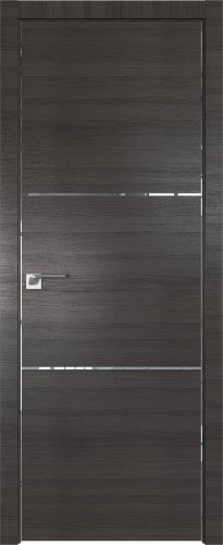 Interiérové dveře bezfalcové - 2Z - Barva: Capiccino Crosscut, Hrana Dveří: Matný Hliník