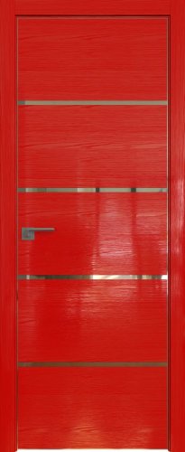 Interiérové dveře bezfalcové - 20STK - Barva: Pine Red Glossy, Sklo: Zrcadlo, Hrana Dveří: Matná ze čtyř stran