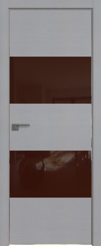Interiérové dveře bezfalcové - 10STK - Barva: Pine Manhattan Grey, Sklo: Lacobel Brown Lacquer, Hrana Dveří: Matná ze čtyř stran