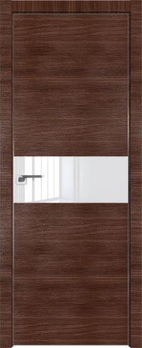 Interiérové dveře bezfalcové - 4Z - Barva: Wenge Crosscut, Sklo: Lacobel Mother-of-Pearl Lacquer, Hrana Dveří: BLACK EDITION
