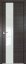 Interiérové dveře bezfalcové - 5Z - Barva: Gray Crosscut, Sklo: Lacobel White Lacquer, Hrana Dveří: BLACK EDITION